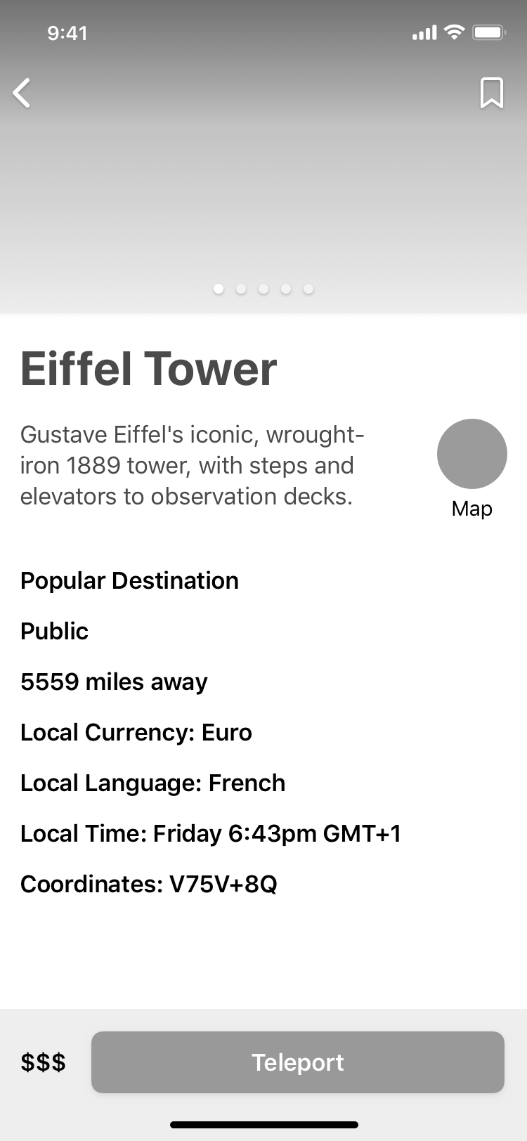 wireframe – eiffel tower